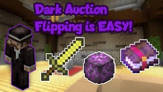 Dark Auction Flipping is EASY! | Fakepixel Skyblock