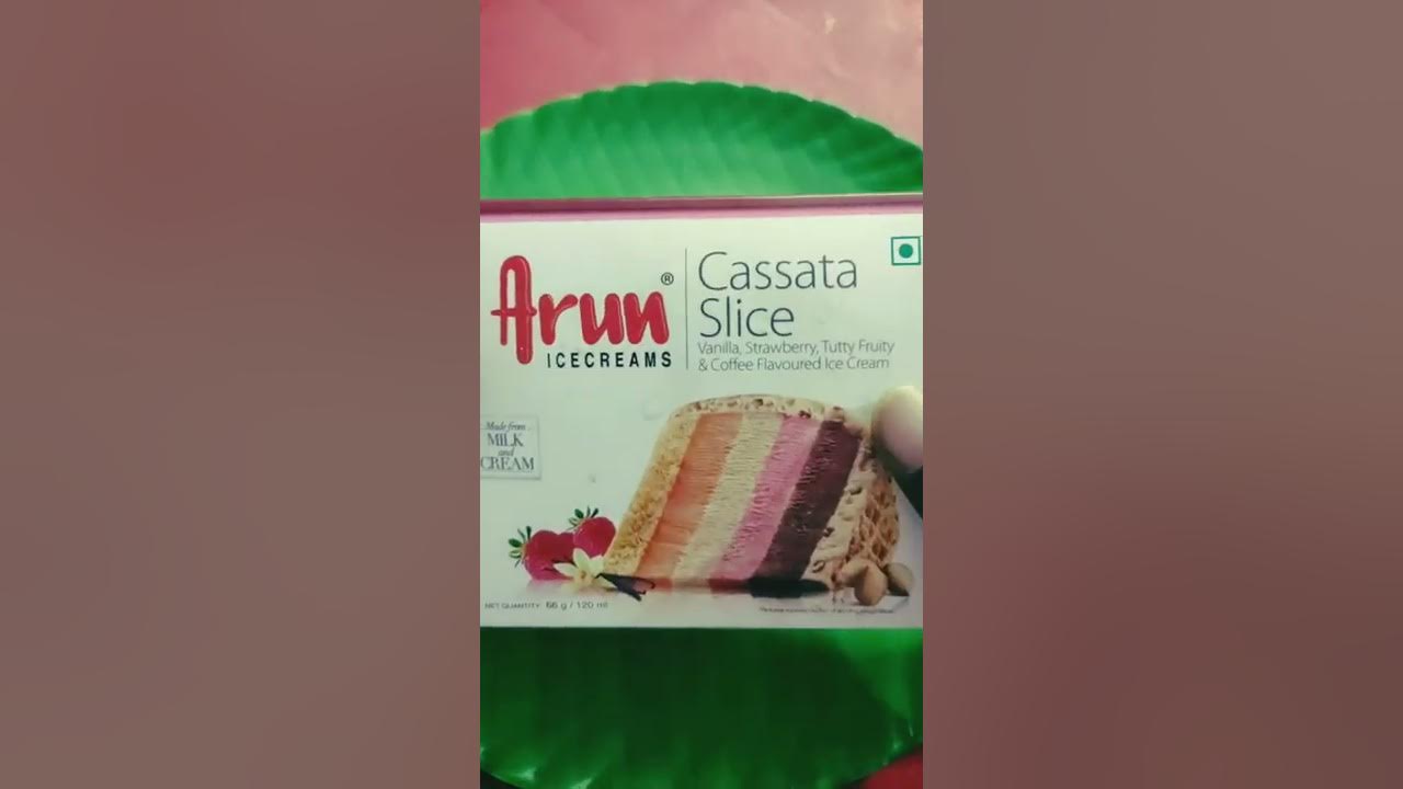 Cassata slice Arun Icecream YouTube