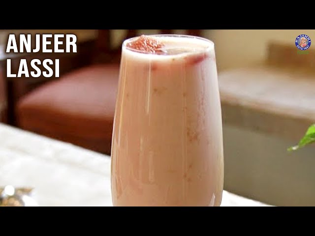Anjeer Lassi - Fresh Fig Yogurt Smoothie Recipe |  Annuradha Toshniwal | Rajshri Food