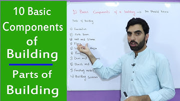 10 Basic Components of Building - Parts of Building - Building Parts