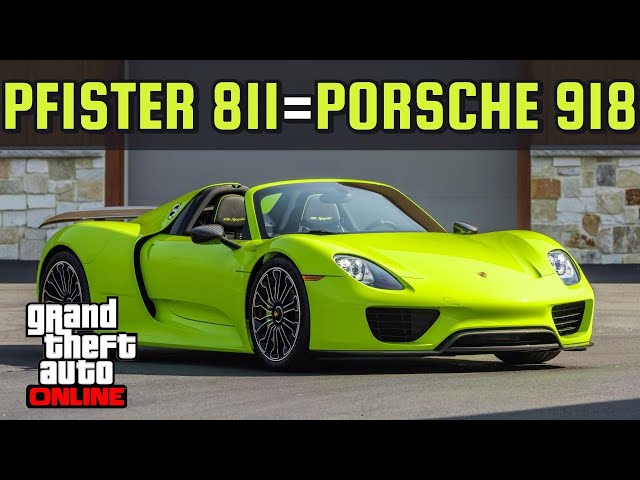 GTA 5 - Pfister 811 Customization (Porsche 918 Spyder) - YouTube