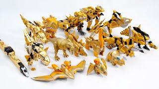 DinoTrainer Season Gold JurassicCops JuraKing DragonForce God of Gold DragonX Transformation