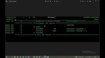 Programa Cobol en un AS/400 que lee registros