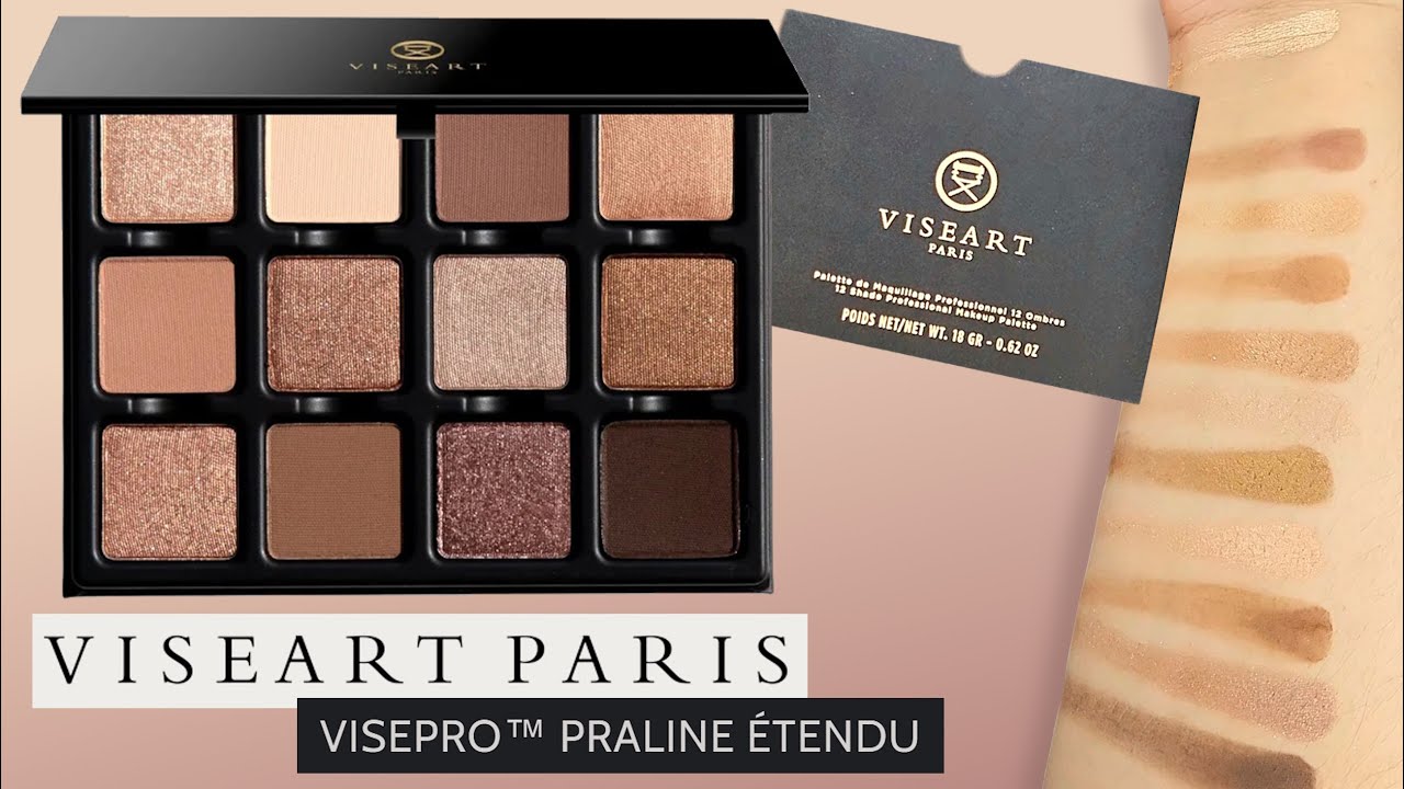 Viseart Paris Praline Étendu Swatches - Beautiful Warm Neutrals