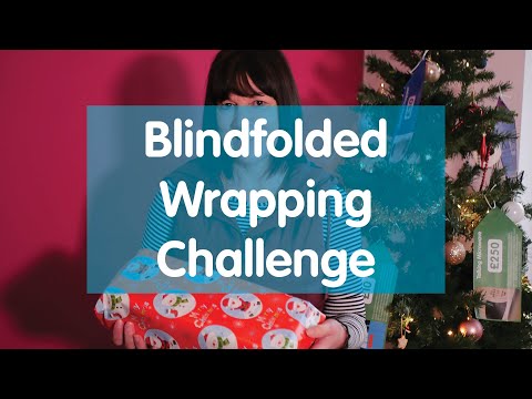 Blindfolded Wrapping Challenge