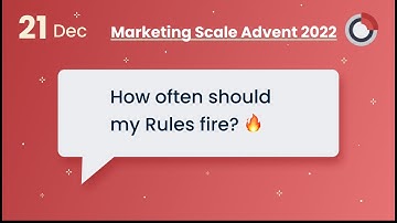 Marketing Scale Advent Calendar: How to use the frequency rule in RedTrack and remove manual tasks.