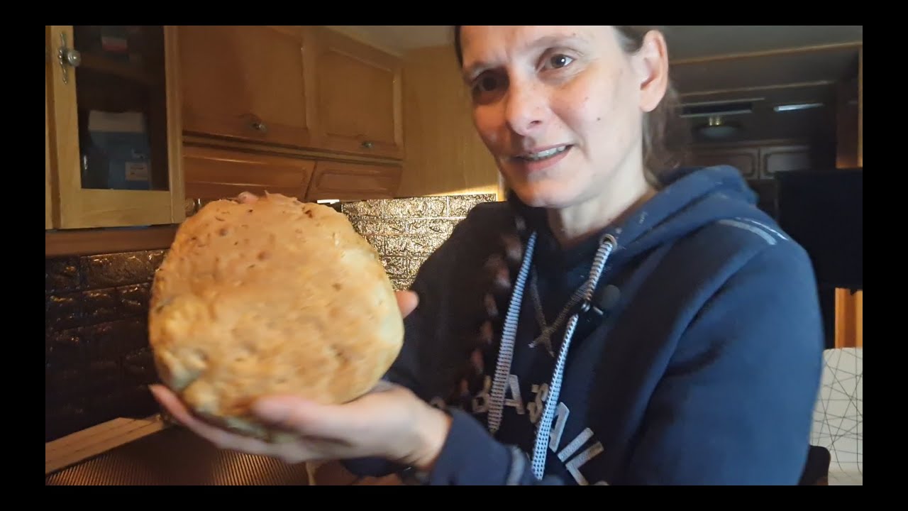 First time making bread Air fryer off grid living
