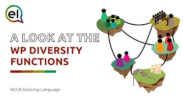 Analyzing group cohesion and diversification with the WP DiversityFunctions - NCCR Evolving Language