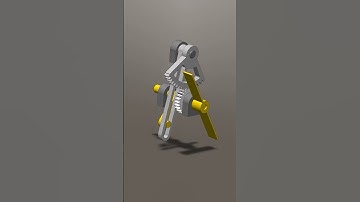 Gear and Coulisse Mechanism For 90-degree Oscillation (Part 56) #mechanicalmechanism #animation