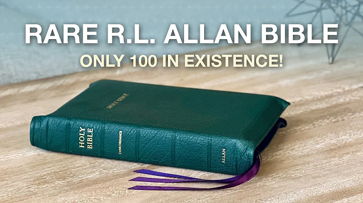 Only 100 of these KJV Bibles were made by R.L. All...
