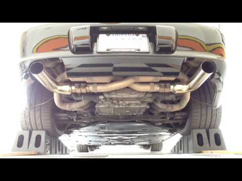 Porsche 997 muffler delete - YouTube