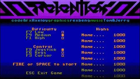 Relentless - Amstrad CPC Longplay - CPCWiki 16K Rom Competition