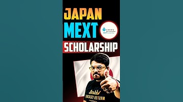 🔥Secure ₹7.8 LPA MEXT Scholarship in Japan 📢 #studyabroadfree #studyabroad #shorts #foreignstudy