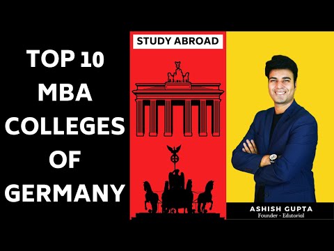 Top 10 MBA Colleges (Business Schools) of Germany | Study in Germany | Ashish Gupta