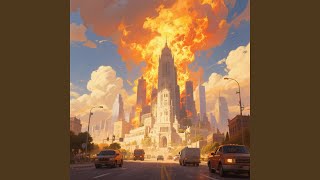 Burning Ivory Skyline