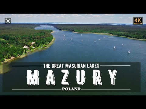 MAZURY | The Great Masurian Lakes | Poland | Kraina Wielkich Mazurskich Jezior | Aerial Video | 4K