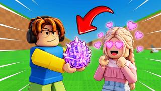 Helping MY CRUSH Build Her Dream Farm in Steal An Egg😱 #roblox screenshot 5