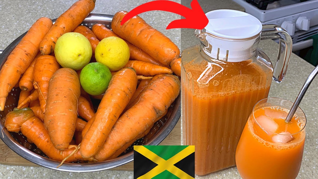How To Make The Perfect Jamaican Carrot Juice with Lime without a juicer Val’s Kitchen YouTube