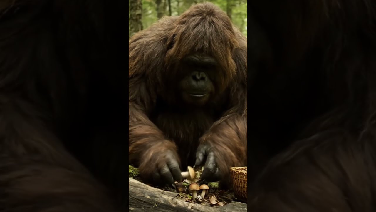 Bigfoot Forages For Mushrooms On His VLOG Veo 3 Ai