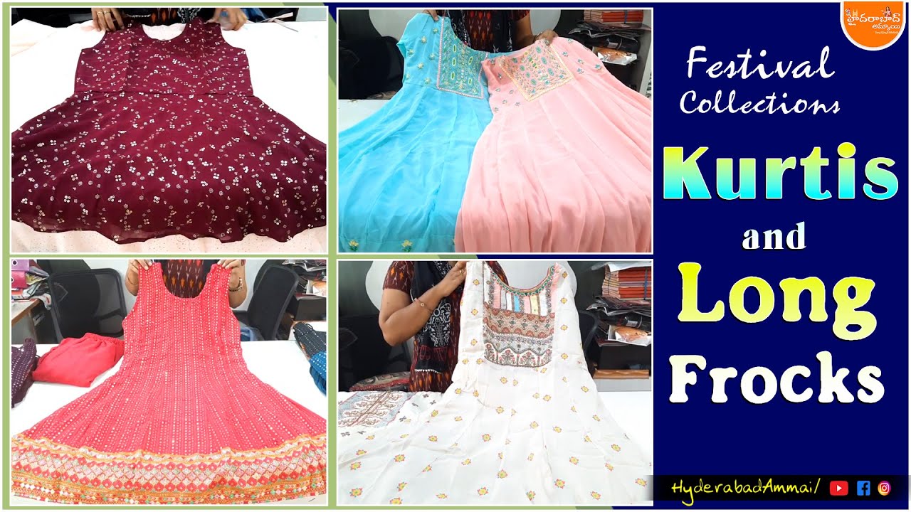 Exclusive Kurtis & Long Frocks Collections || Only Wholesale || Transport available