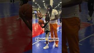 2 Chainz & His Son Pulled Up to NBA Con! 🏀 | #Shorts