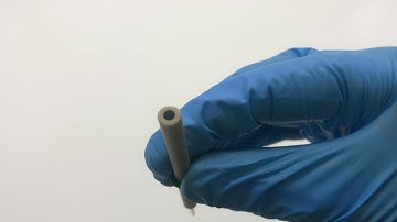 Glassy Carbon Electrode Straight Type PEEK Rod with PTFE Isolation Ring EWC111C  video