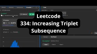 334. Increasing Triplet Subsequence