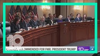 Jan. 6 panel recommends criminal charges for Trump