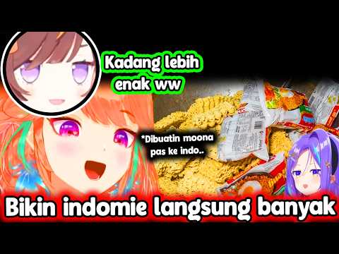 KIARA Pas Ke INDO Dibuatin Mie Sama Moona, Kaget Liat Street Food ww..