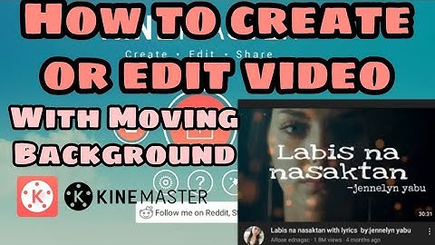 How To Create or Edit Photo Moving Background, with background Motion Graphics In KineMaster