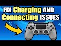 5 Ways to FIX PS4 Controller not CONNECTING or CHARGING (Easy Method)