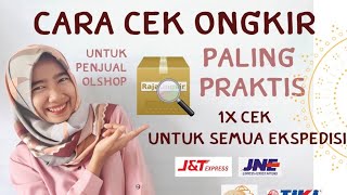 CARA PRAKTIS CEK ONGKIR SEMUA EKSPEDISI UNTUK ONLINE SHOP || Ummi Tanzila screenshot 5
