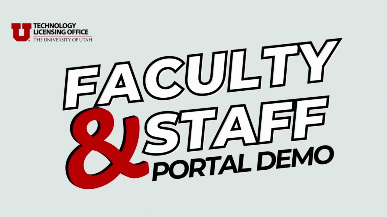 Technology Licensing Office launches Faculty & Staff Portal