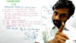 NUMERICAL ON CLASS B PUSH PULL AMPLIFIER