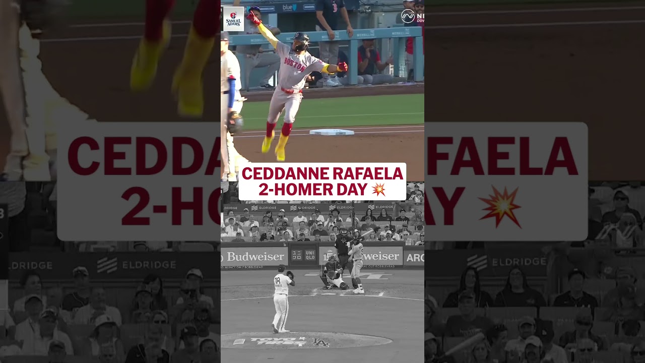 Ceddanne Rafaela goes yard twice as he continues to MASH for the Red Sox 🔥
