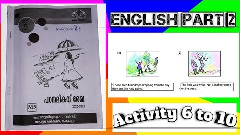 STD 5 Padana Mikavu Rekha 2021|Class5 Learning Excellence Record| English Activity Cards|Part2|SCERT