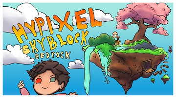 Minecraft Hypixel Skyblock but its on Bedrock