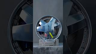 Chrome Forged Wheel Spins With Neon #shorts #apexwheels