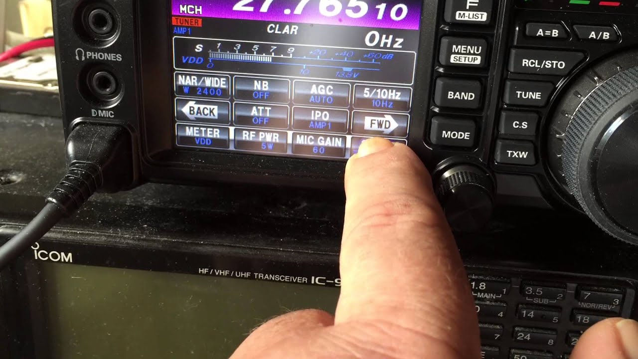Yaesu FT 991 on 27.765 MHZ USB YouTube