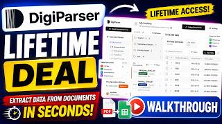DigiParser AppSumo Lifetime Deal & Full Walkthrough | Extract Data from Documents in Seconds