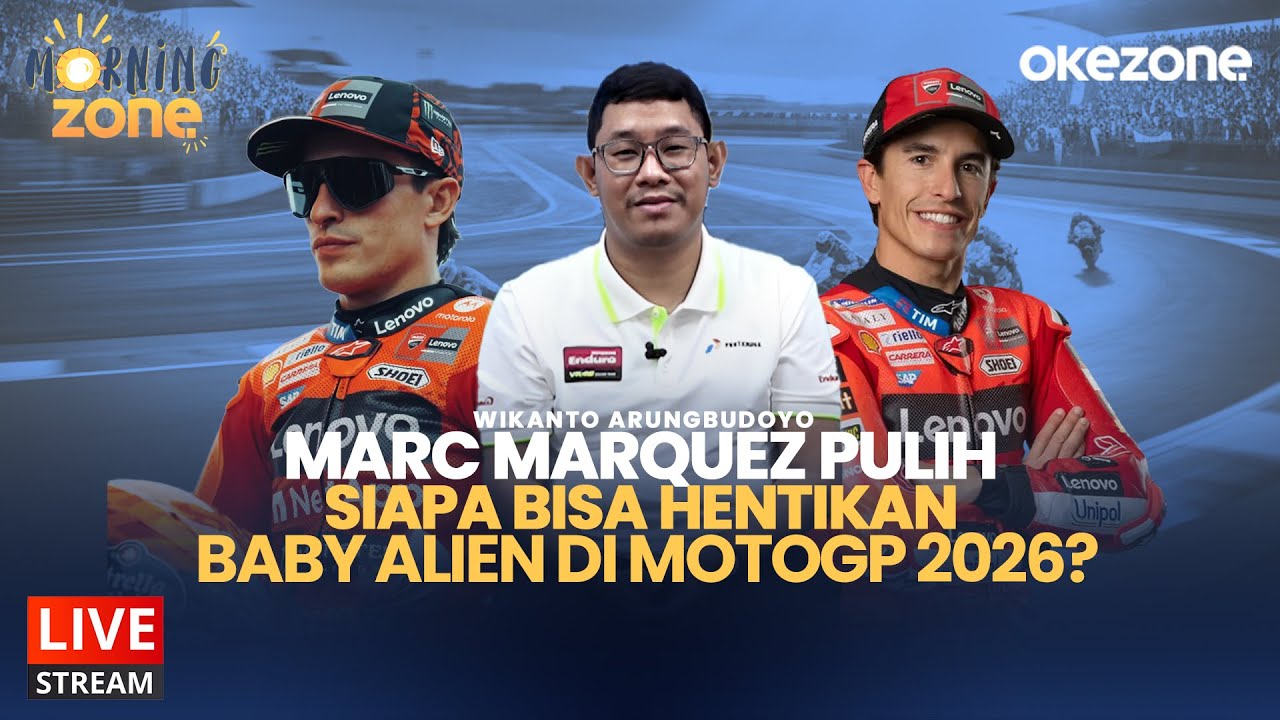 🔴LIVE NOW -  Marc Marquez Pulih, Siapa Bisa Hentikan Baby Alien di MotoGP 2026? |16/01