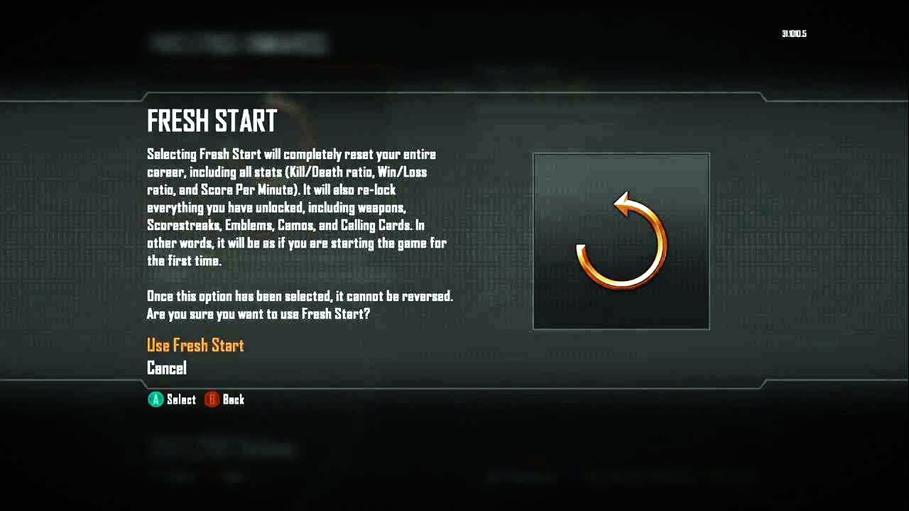 RESETTING MY STATS FOR A CALLING CARD ON BLACK OPS 3!!!!!!