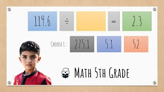 Math Division Quiz #171 - Daily Video For 5th Grade
