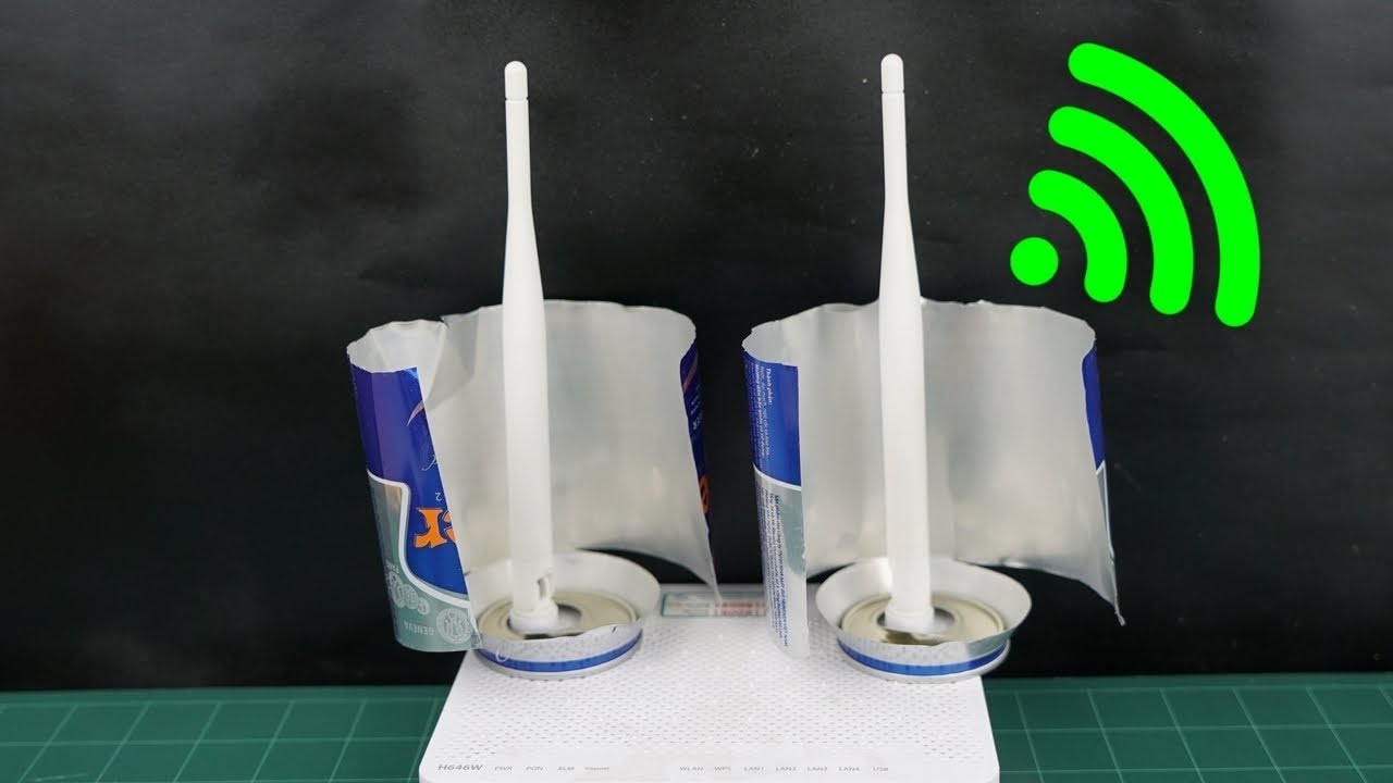 缶ビールでの Wifi増強方法 は本当にパワーアップした Youtube