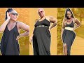 Women Try One-Size-Fits-All Black Owned Maxi Dress