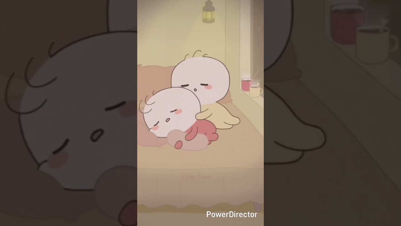 A Thundering Rainy Night ⛈️🌚 | chippitwins | Bubududu storytime | romantic rain animation | LoveRain