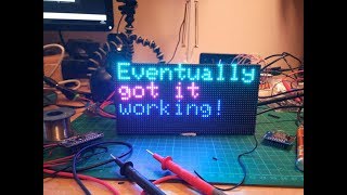 Making Monday  Getting an 64x32 RGB Matrix working [Was Live On Twitch]