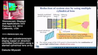SD&A 2014: Multi-user autostereoscopic display based on direction-controlled illumination…[9011-47]