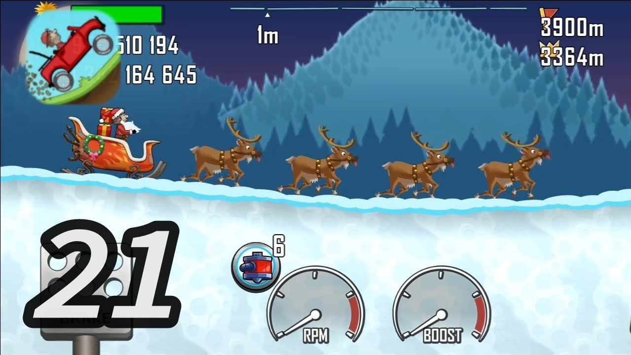Santa Claus || gameplay walkthrough - hill climb racing part 21 (android)