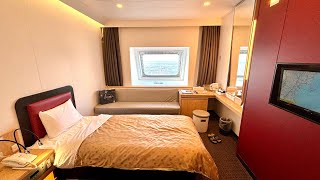 15hour longdistance overnight cruise on a large Japanese ferrySpecial Westernstyle cabins